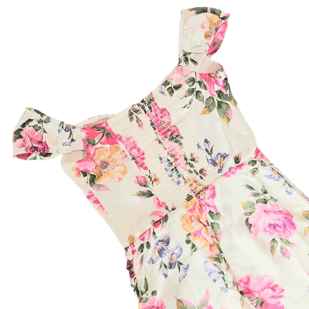 Reformation Genesis Silk Dress Giverny - Picture 7 of 12